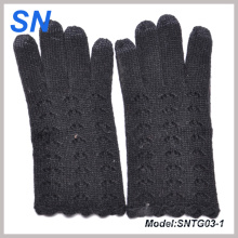 Nuevos guantes de señora Texting Wool de la manera para el iPad, iPhone (SNTG03-1)